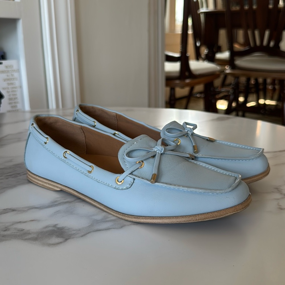 DV by Dolce Vita Light Vegan Leather Blue Women’s Loafers